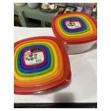 2 Family chef 14 piece storage containers new