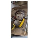 Oil spouts , cast iron 8in ring , t tool and more