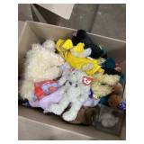 Box full of beanie babies