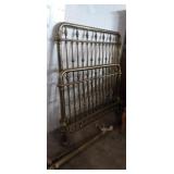 Brass twin bar style bed frame
