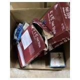 Box lot of Christmas decorations and more