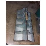 Galvanized slotted tray