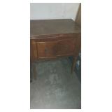 Sewing table with cast iron Kenmore sewing