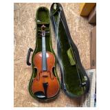 Violin with case, bow needs new hair, fingerboard