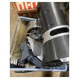 Crate of kitchen items