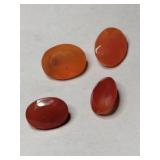 Orange cultured stones mixed sizes