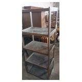 4 Shelf  wooden shelving 26x19x63in