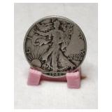 1942 walking Liberty half dollar