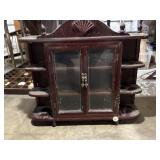 21 x 19 x 5 hanging wood display cabinet