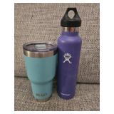 Hydro Flask (has small dent) and Green Steel
