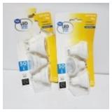 6 New open pack LED spotlights GU10 base