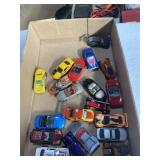 Flat of 20 vintage hot wheels