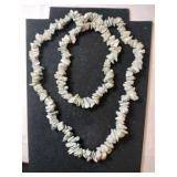 Vintage Hawaiian agate chips necklace