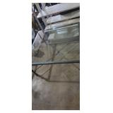 Peir 1 medici collection pewter iron glass top