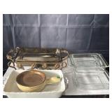 'La Bourguignonne' stoneware fondue pot, Pyrex