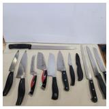 Assorted knives knuckle sandwich, solingen,