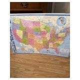 UNITED STATES Map 24ï¿½ x 36ï¿½ still has plastic