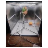 A 10 ft USB to C charge phone charging cord glows