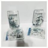 4 PACKS New Sealed 1/4' wall hangers 120pc. last