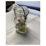 Jar of marbles