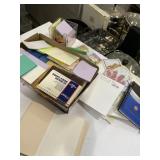 Stationary, post, and notepads