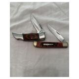2 lockblade pocketknives