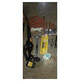 Yardworks battery powered blower with charger and
