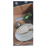 John deere window chime , fake mushroom decor and