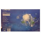 30ct box of carefor fresh mint mouthwash packets