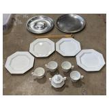 Johnson Brothers Heritage White octagonal