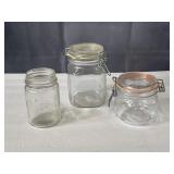 Mason jars and seal lock jars Italy, France, &