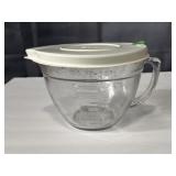 Anchor Hocking 2 Qt. Glass Batter Bowl w/ Lid