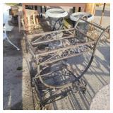 Metal tea cart no glass 33in x 25in