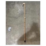 Handmade wooden walking stick or cane