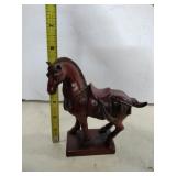 Oriental vintage war horse figurine