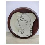 Handcrafted stoneware 'Franchesca ' signed