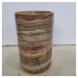 Onyx vase 5.5in tall and 3in diameter