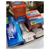 Various food storage bags