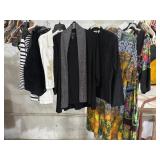 Women's dress apparel, leather vest, vintage