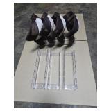 4 wall or shelf mount hat racks (hats not