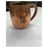 LG Balfour Co. copper mug.