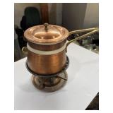 Bridge Company Copper Fondue Pot or Double Boiler