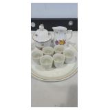 Fine porcelain small tea set married items