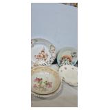 Fine china decorative plates and bowls