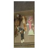 Wooden articulated animal figurines , and Thomas