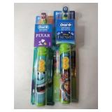 2 Oral-B battery operated kids toothbrushes