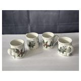 (4) 1995 Portmeirion 'The Holly and The Ivy'