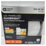 6 inch LED frameless recess light kit