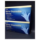 New 200 nitrile disposable gloves size medium
