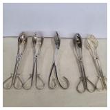 Salad tongs some marked italy